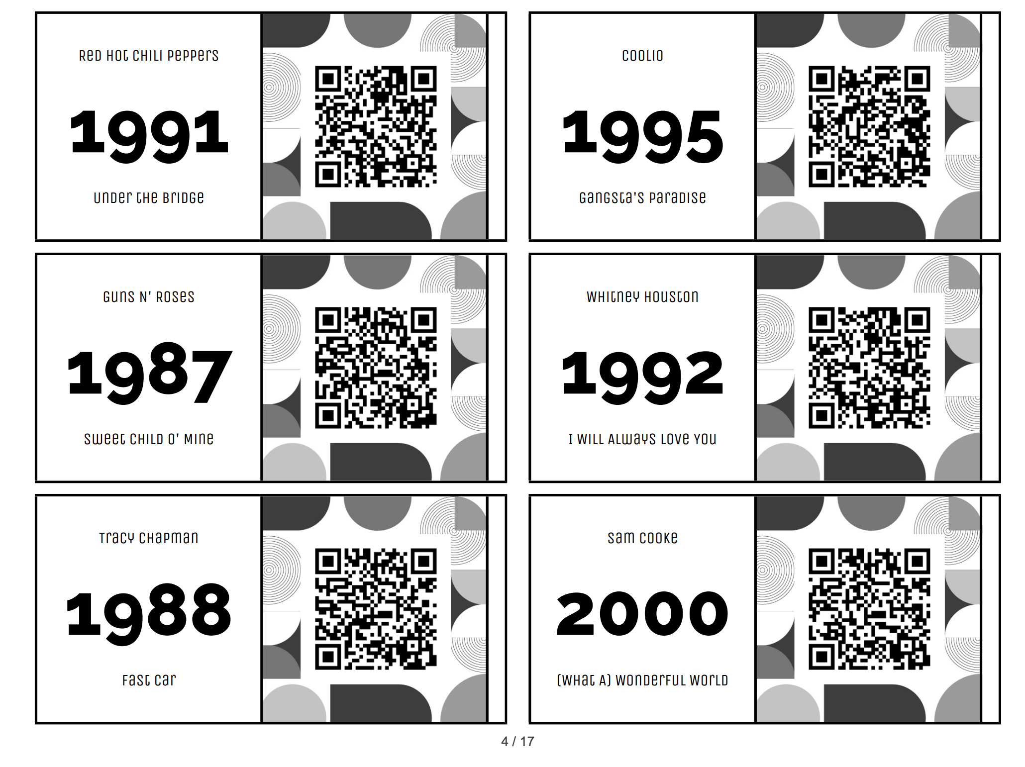 Printable PDF preview